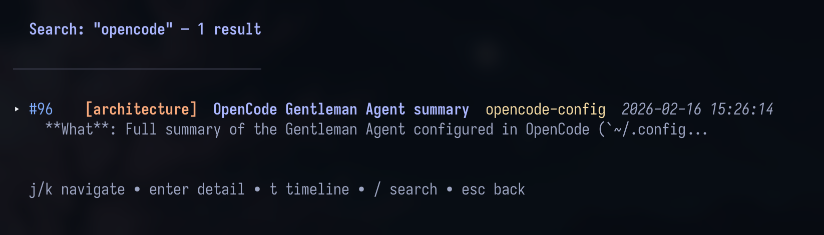https://github.com/Gentleman-Programming/engram/blob/HEAD/TUI Search Results
