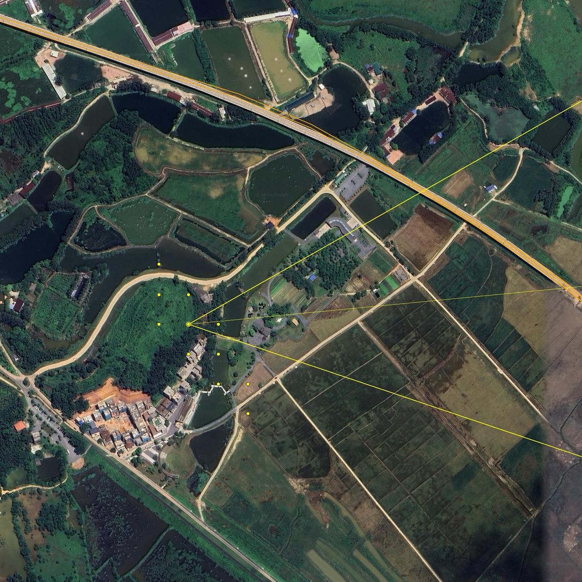 https://github.com/Oldcircle/geo-sleuth/blob/HEAD/Bearings to 17 piers intersecting the railway line