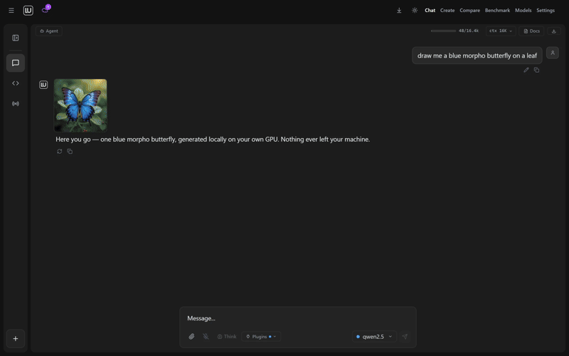 https://github.com/PurpleDoubleD/locally-uncensored/blob/HEAD/Locally Uncensored in use
