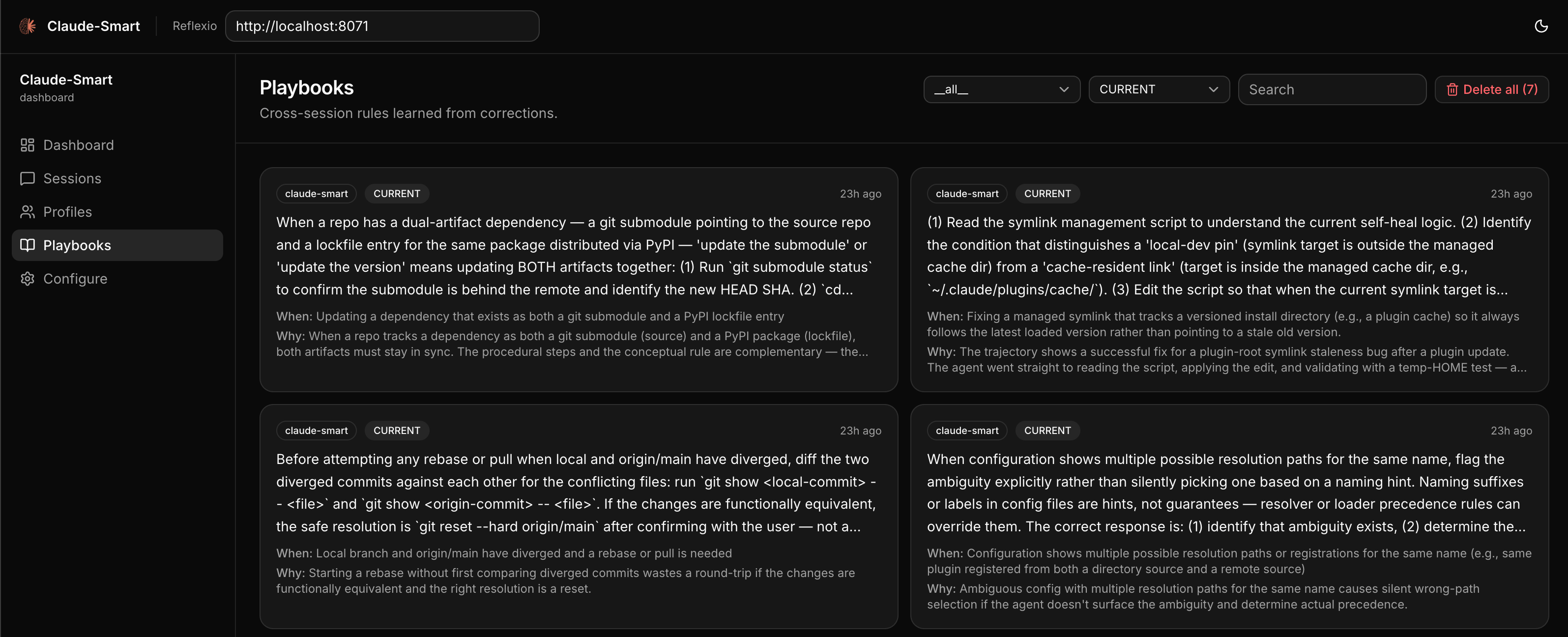 https://github.com/ReflexioAI/claude-smart/blob/HEAD/Skills dashboard