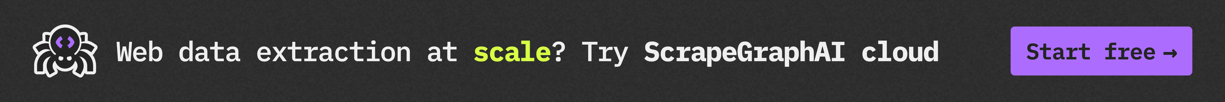 https://github.com/ScrapeGraphAI/Scrapegraph-ai/blob/HEAD/Web data extraction at scale? Try ScrapeGraphAI cloud