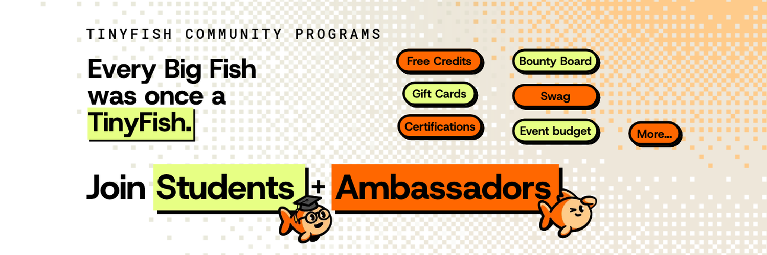 https://github.com/Shubhamsaboo/awesome-llm-apps/blob/HEAD/TinyFish Community Programs: join the Students and Ambassadors programs