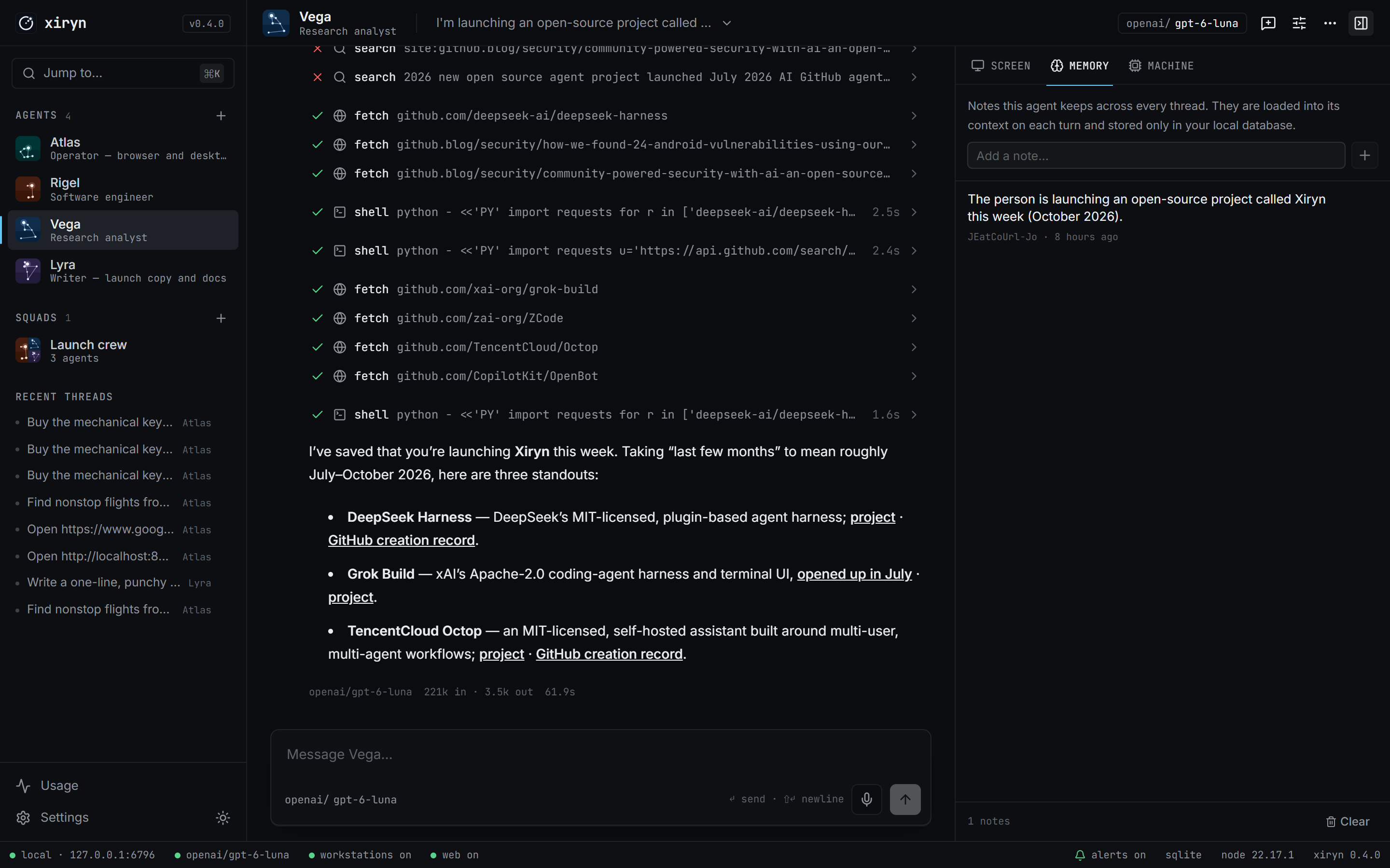 https://github.com/SouravBeraAkaSpeed/xiryn/blob/HEAD/Research with cited sources and the agent's long-term memory panel