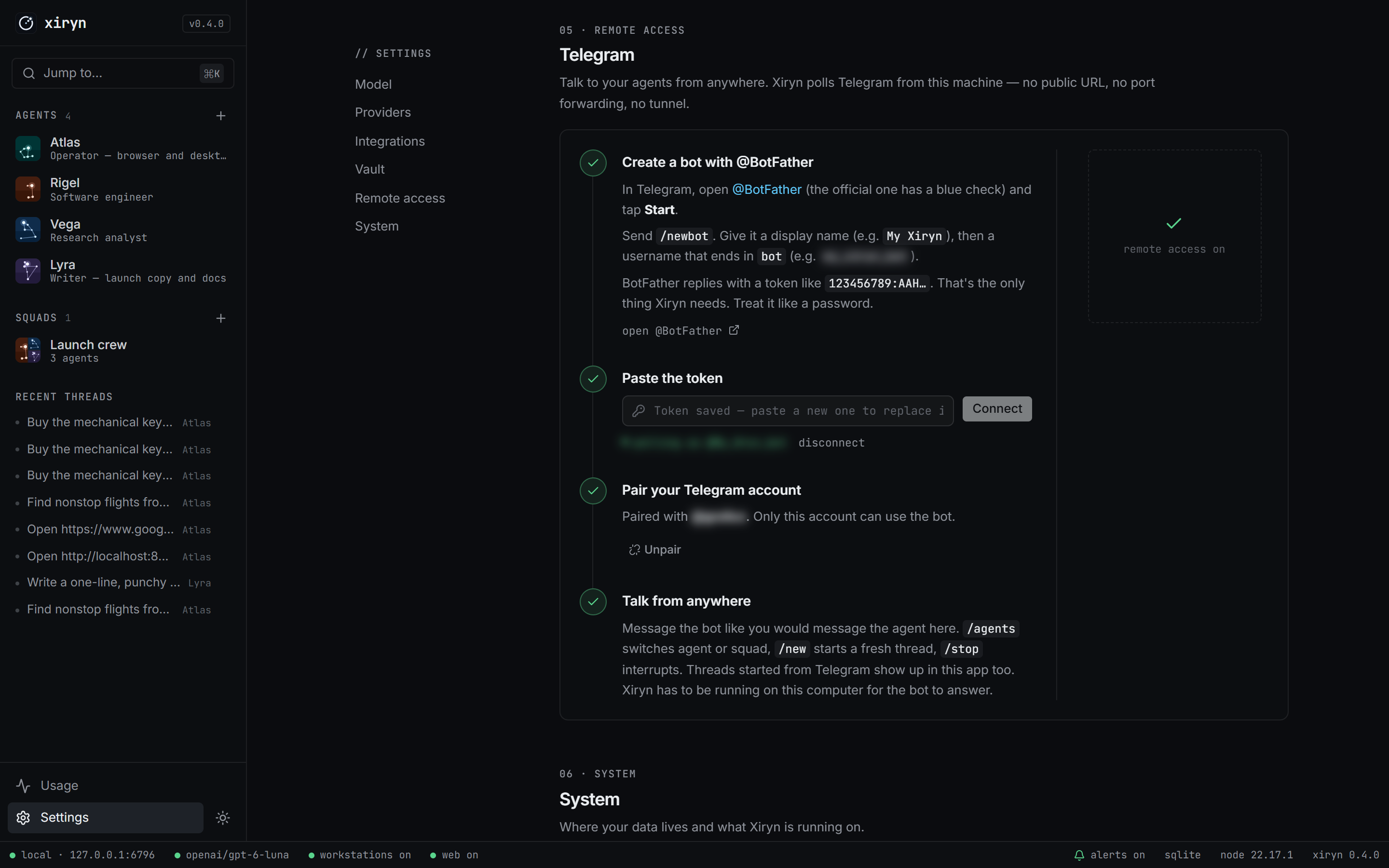 https://github.com/SouravBeraAkaSpeed/xiryn/blob/HEAD/Telegram remote access setup in Settings
