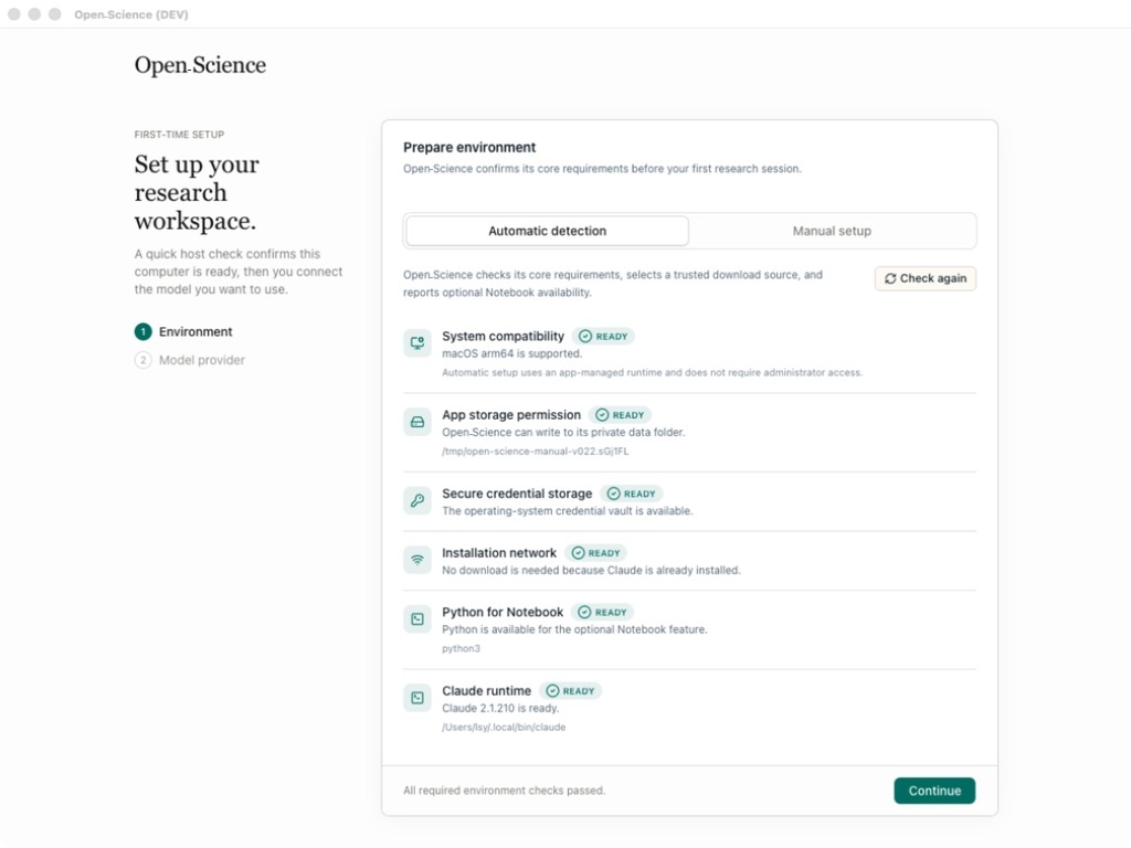 https://github.com/aipoch/open-science/blob/HEAD/Automatic first-run environment checks in AIPOCH Open-Science