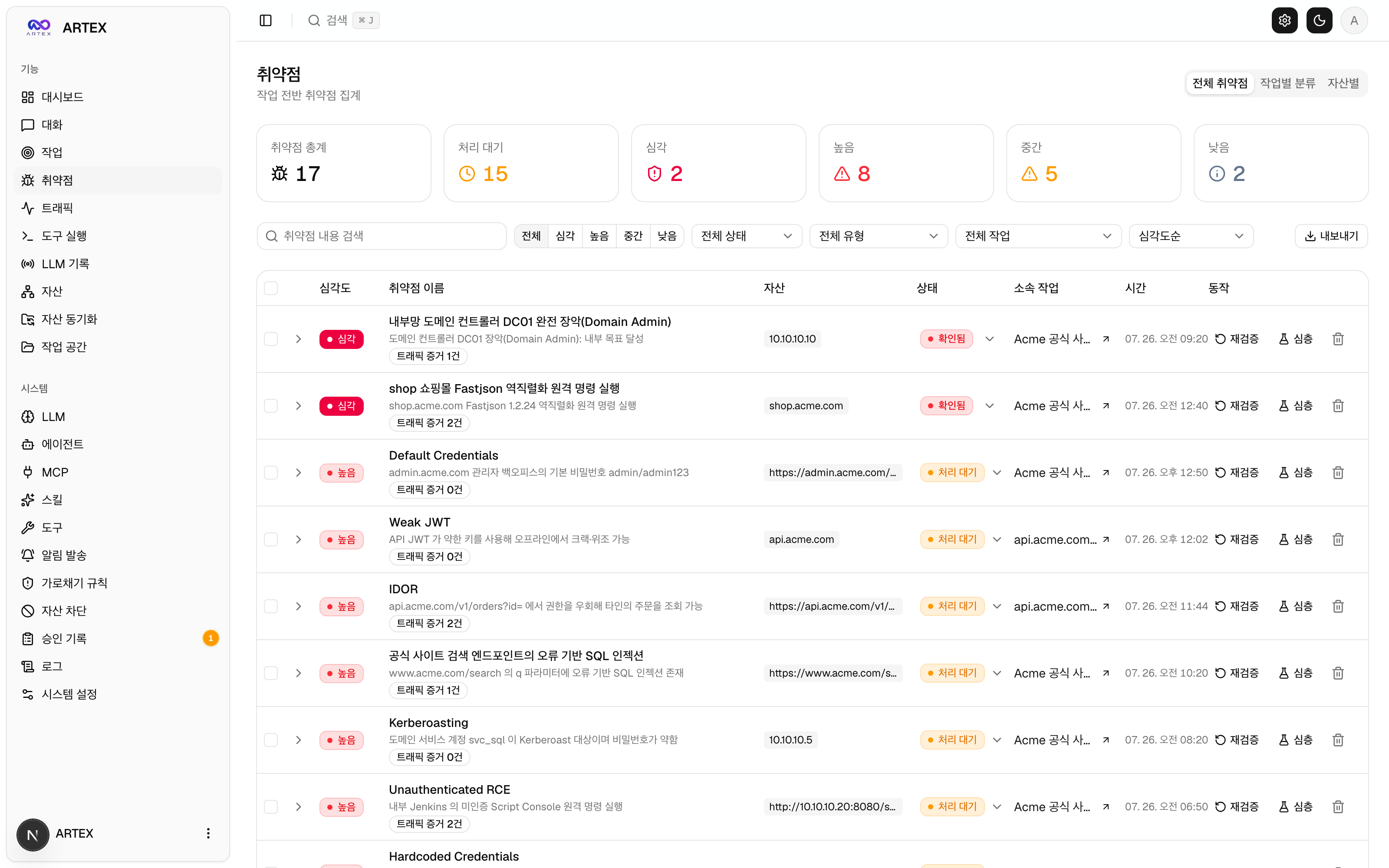 https://github.com/bdg9412/artex-ko-plus/blob/HEAD/취약점 목록 화면