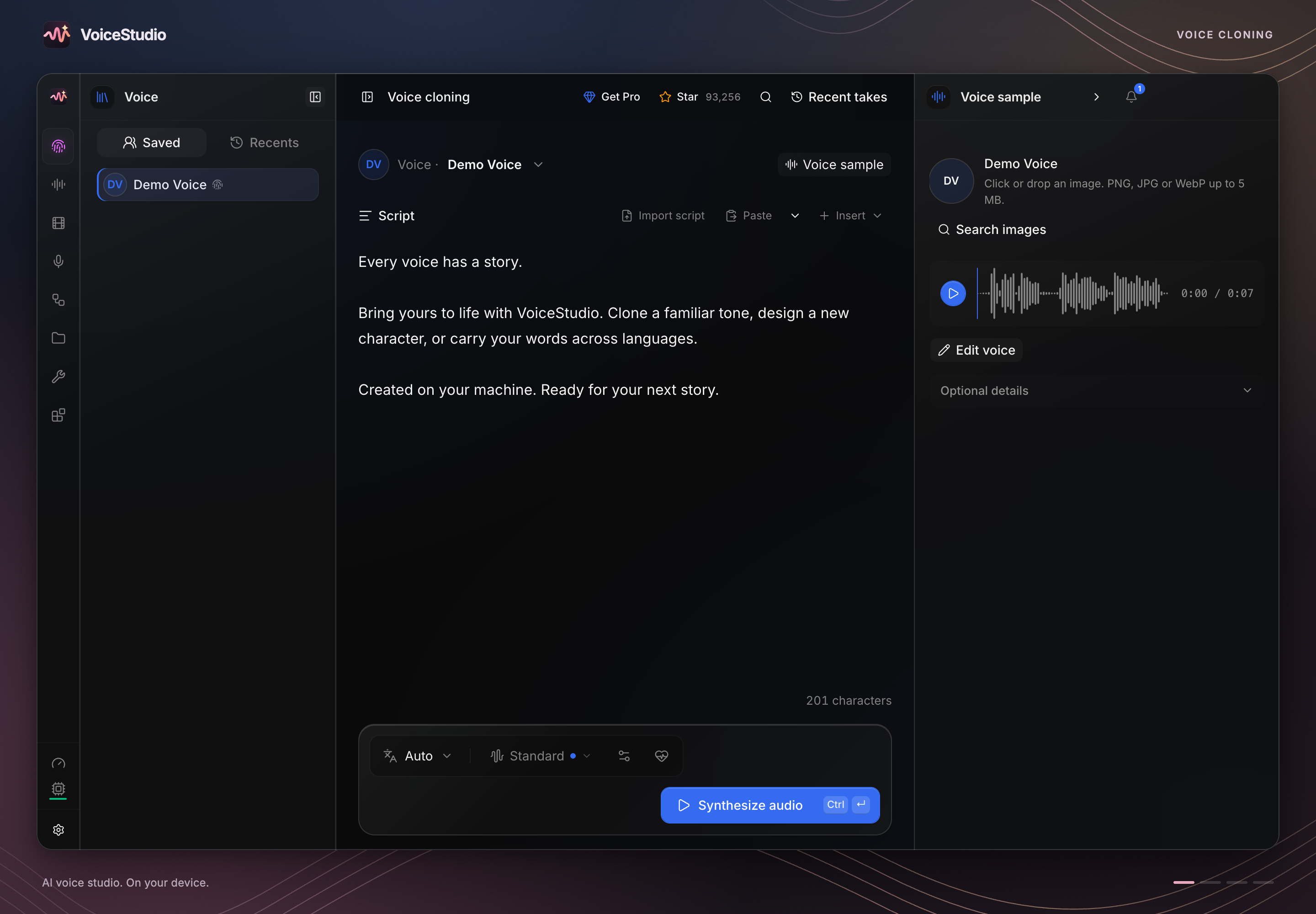 https://github.com/debpalash/VoiceStudio/blob/HEAD/Electron voice cloning workspace with the bundled demo voice
