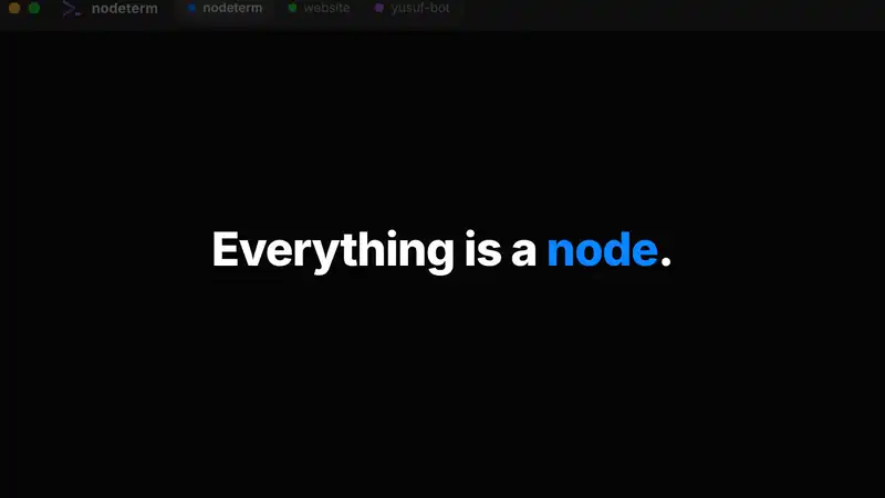 https://github.com/eneskirca/nodeterm/blob/HEAD/The canvas — terminals, agents, notes, editors and diffs as nodes; sessions survive a full restart