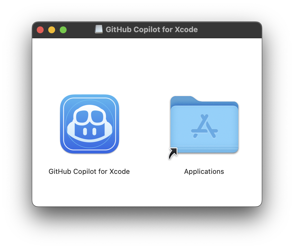 https://github.com/github/CopilotForXcode/blob/HEAD/Screenshot of opened dmg