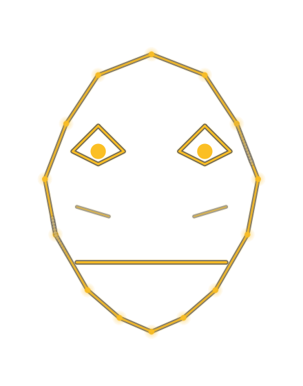 https://github.com/isair/jarvis/blob/HEAD/Jarvis's floating amber face, with no frame or background