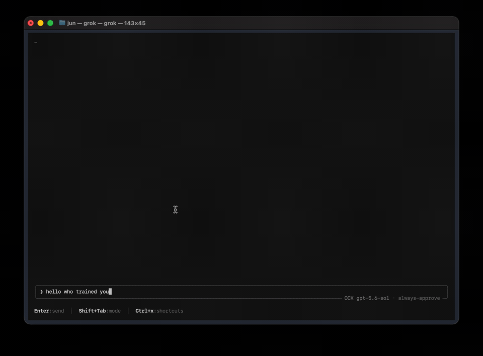 https://github.com/lidge-jun/opencodex/blob/HEAD/Grok Build running GPT-5.6 Sol through opencodex and calling a Kimi K3 subagent