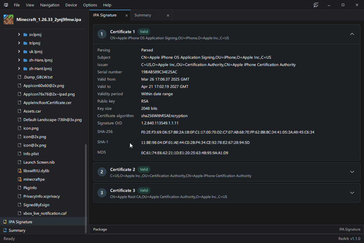 https://github.com/lkimuk/ReArk/blob/HEAD/iOS signature chain