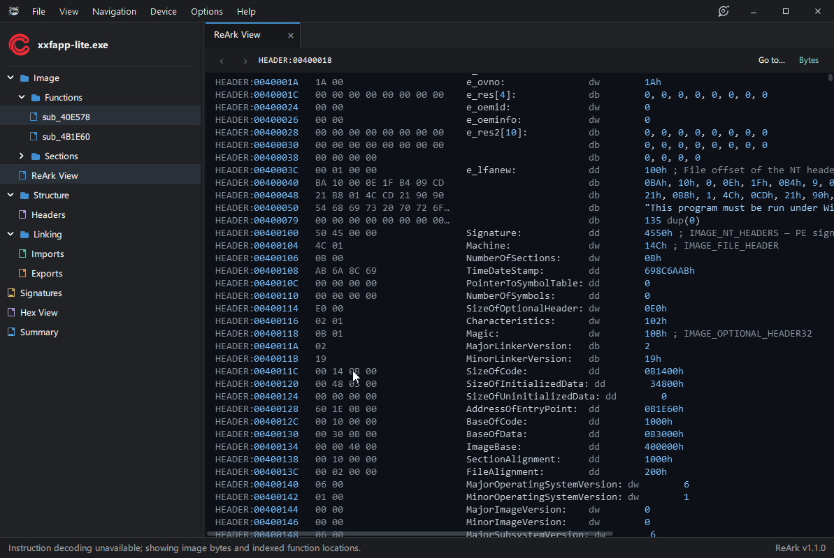 https://github.com/lkimuk/ReArk/blob/HEAD/PE annotated listing