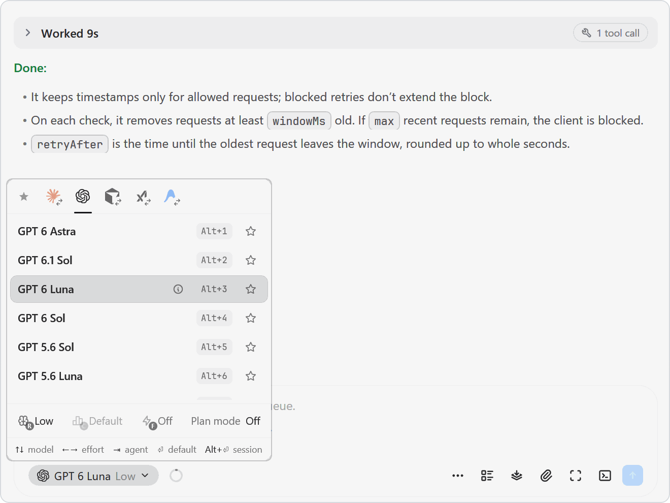 https://github.com/maddada/Ghostex/blob/HEAD/The model picker switching between agents