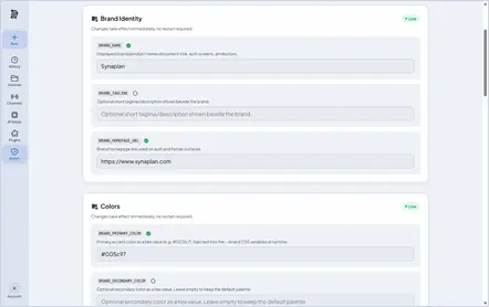 https://github.com/metadist/synaplan/blob/HEAD/White-label branding settings