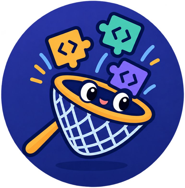 https://github.com/pliablepixels/gap-trap/blob/HEAD/gap-trap logo: a net catching code puzzle pieces