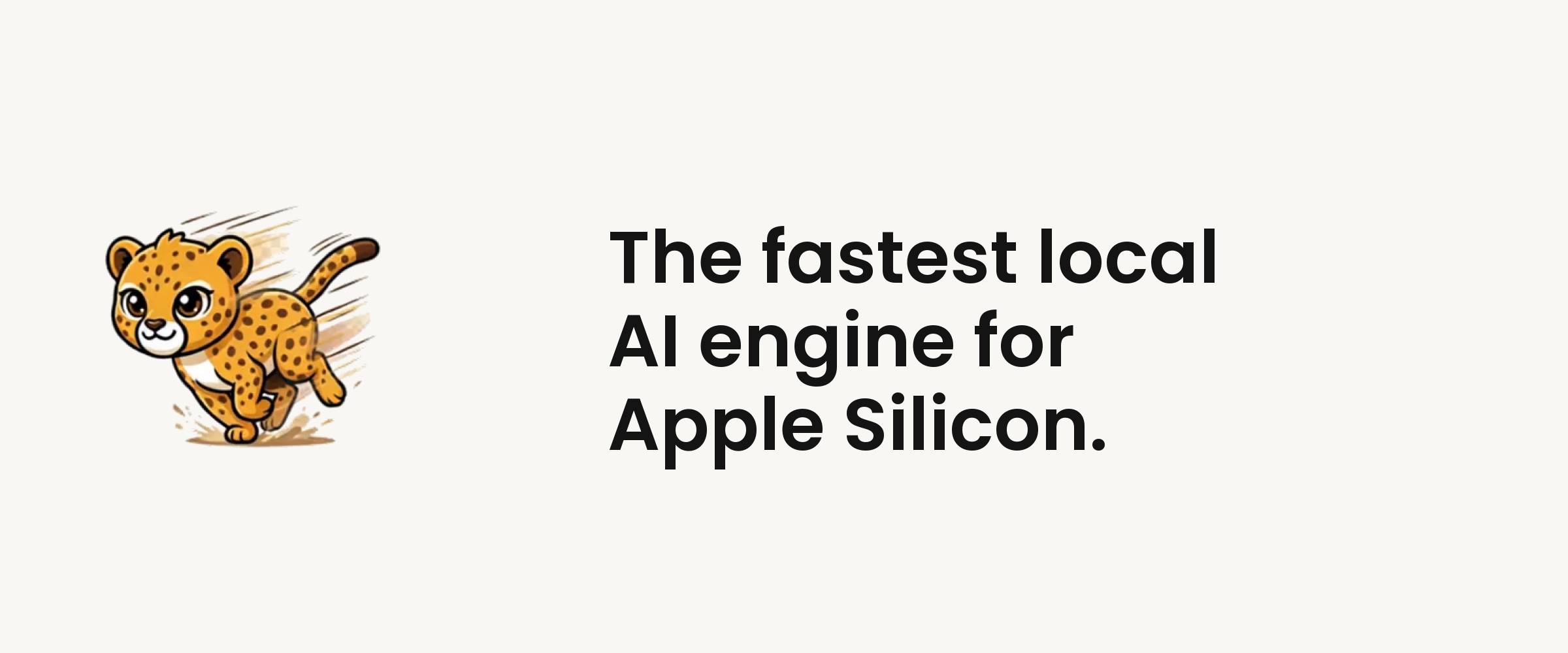 https://github.com/raullenchai/Rapid-MLX/blob/HEAD/Rapid-MLX — the fastest local AI engine for Apple Silicon