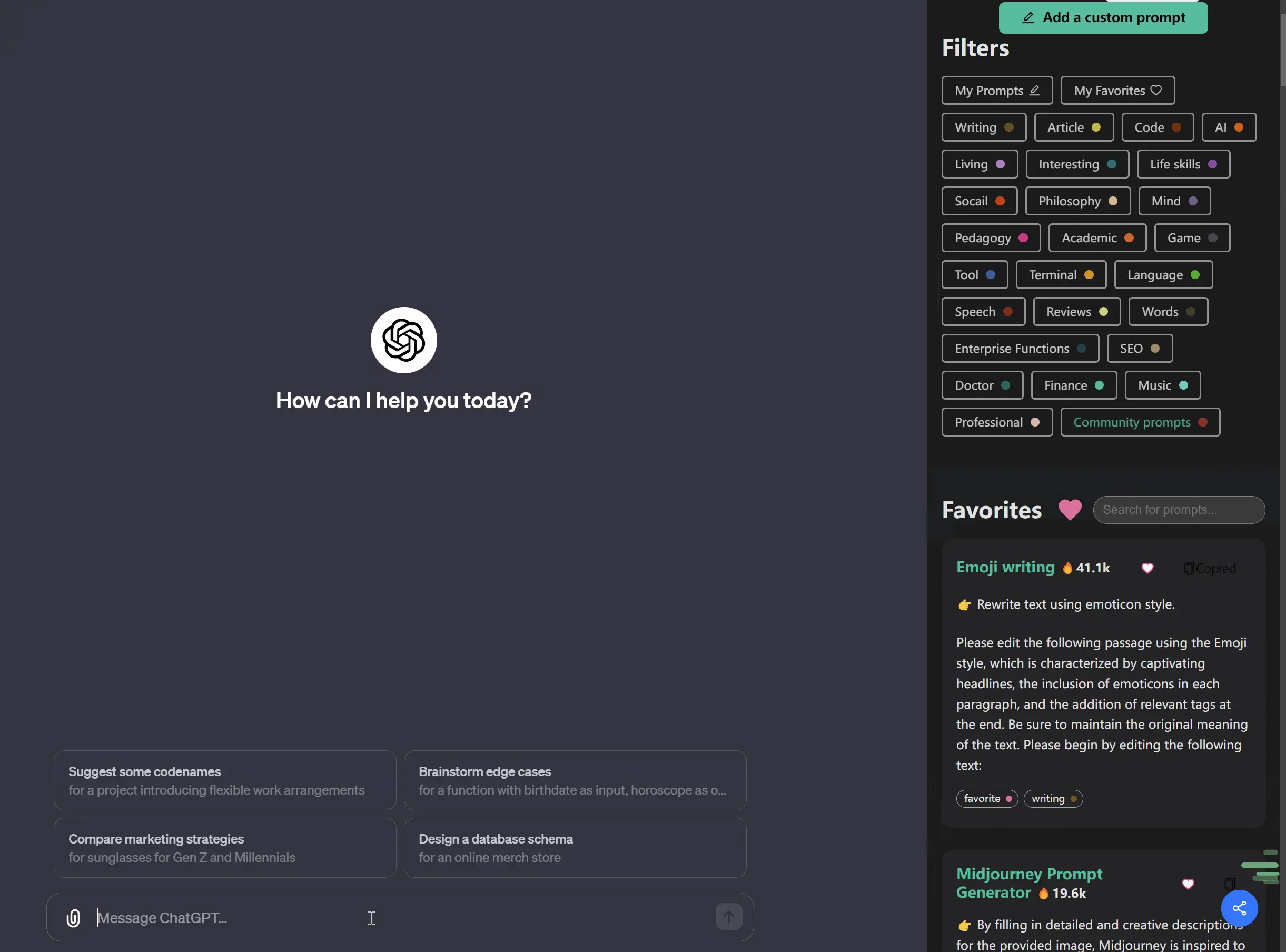 https://github.com/rockbenben/ChatGPT-Shortcut/blob/HEAD/Browser Extension
