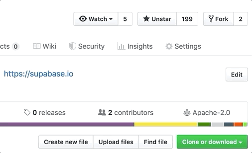 https://github.com/supabase/supabase/blob/HEAD/Watch this repo