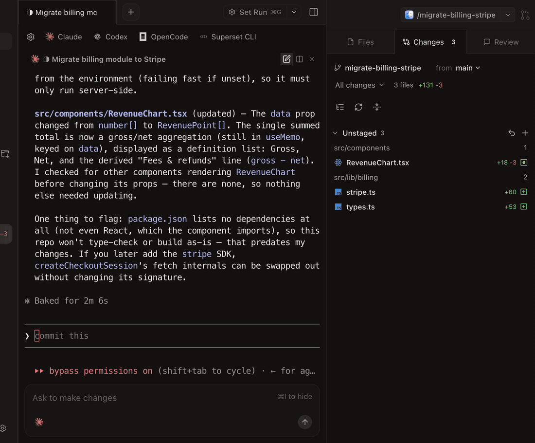 https://github.com/superset-sh/superset/blob/HEAD/Typing a follow-up with an @-file mention in the rich prompt editor next to a split terminal