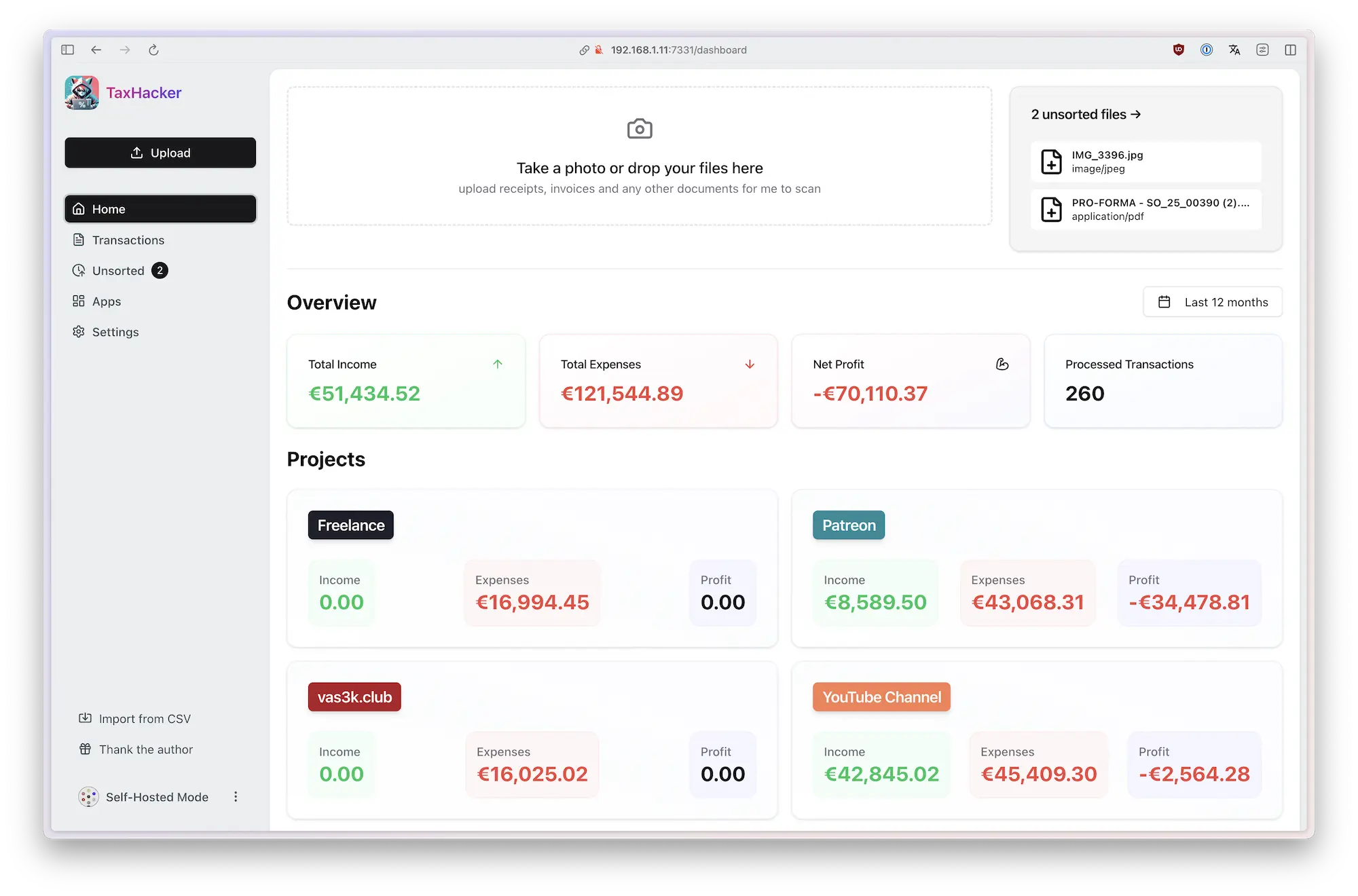 Dashboard