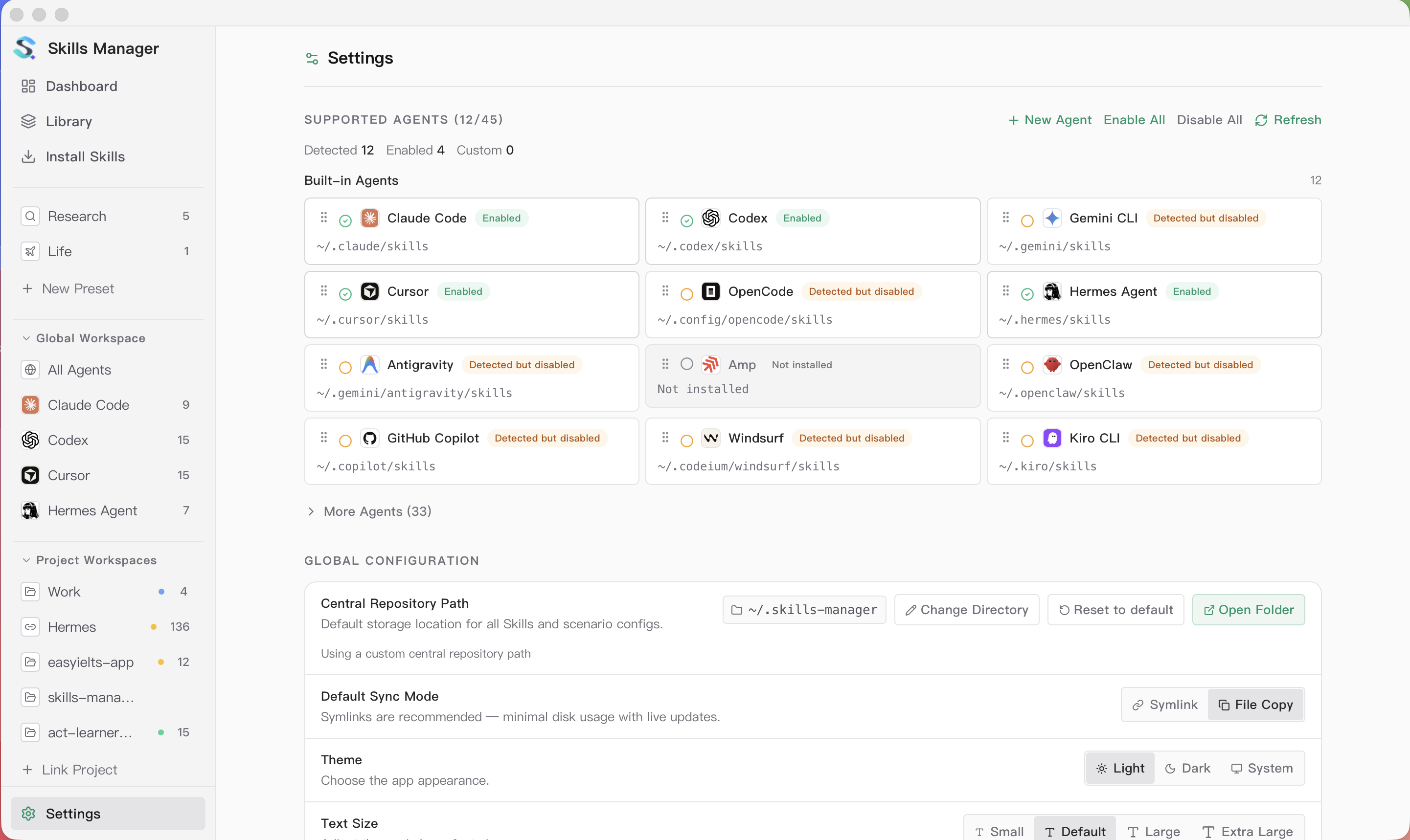 https://github.com/xingkongliang/skills-manager/blob/HEAD/Settings