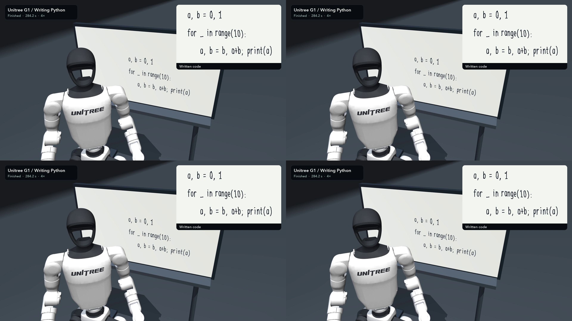 https://github.com/zjwzcx/Awesome-Astra-Embodied-AI/blob/HEAD/Final frames of the simulated Fibonacci-writing task
